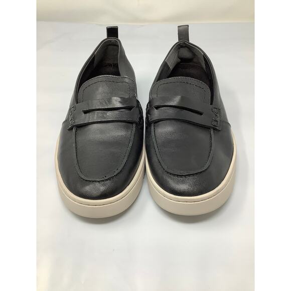 Vionic Uptown Black Loafers with White Soles - Picture 2 of 7